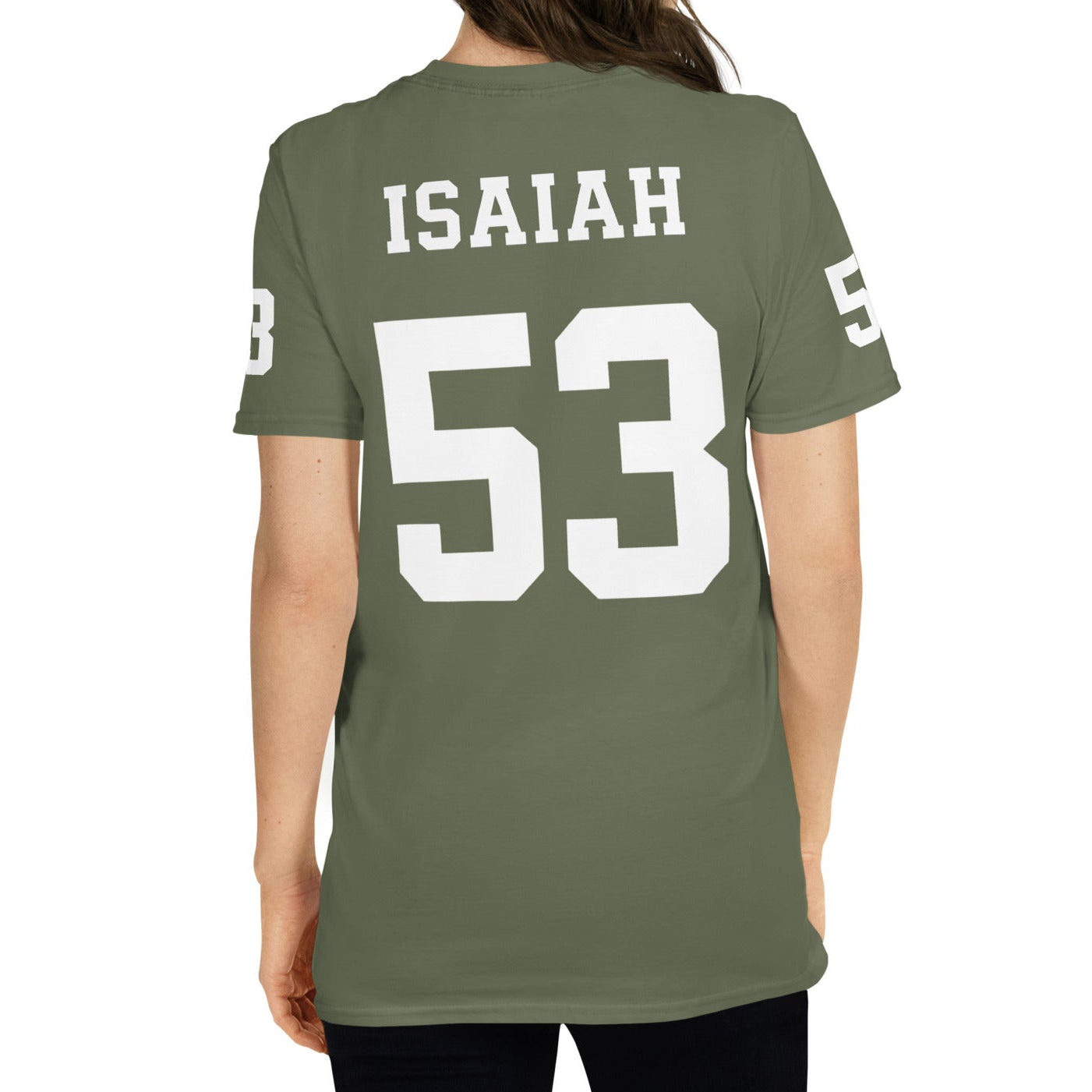 ISAIAH 53 – American Football Jersey Style T-Shirt