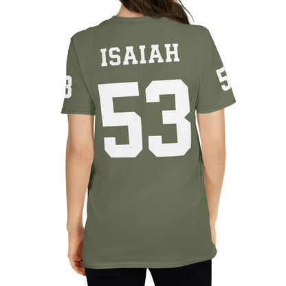 ISAIAH 53 – American Football Jersey Style T-Shirt