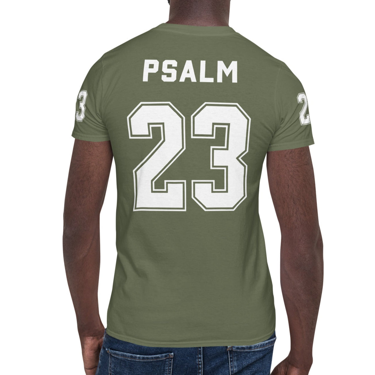 PSALM 23 - American Football Jersey Style T-Shirt