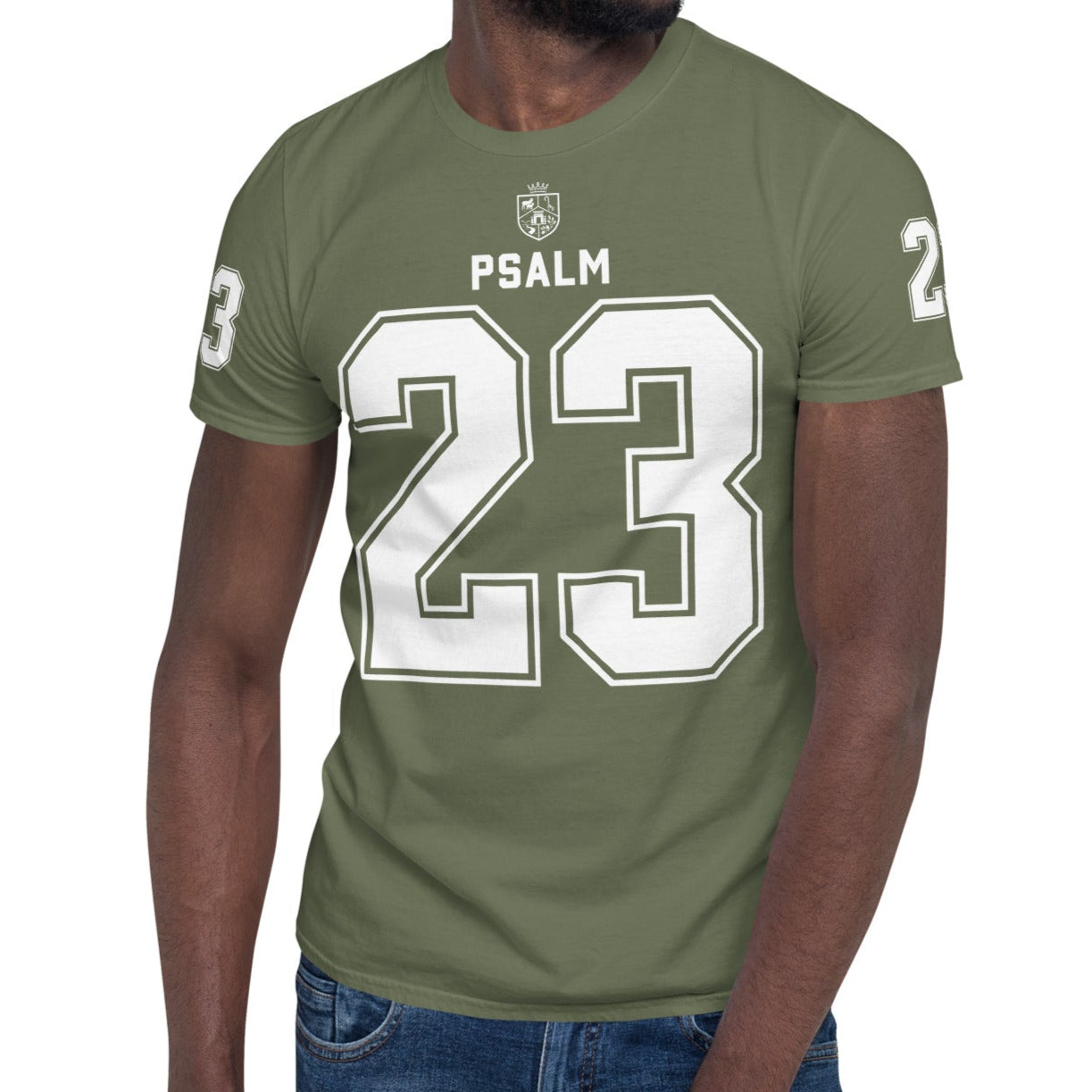 PSALM 23 - American Football Jersey Style T-Shirt