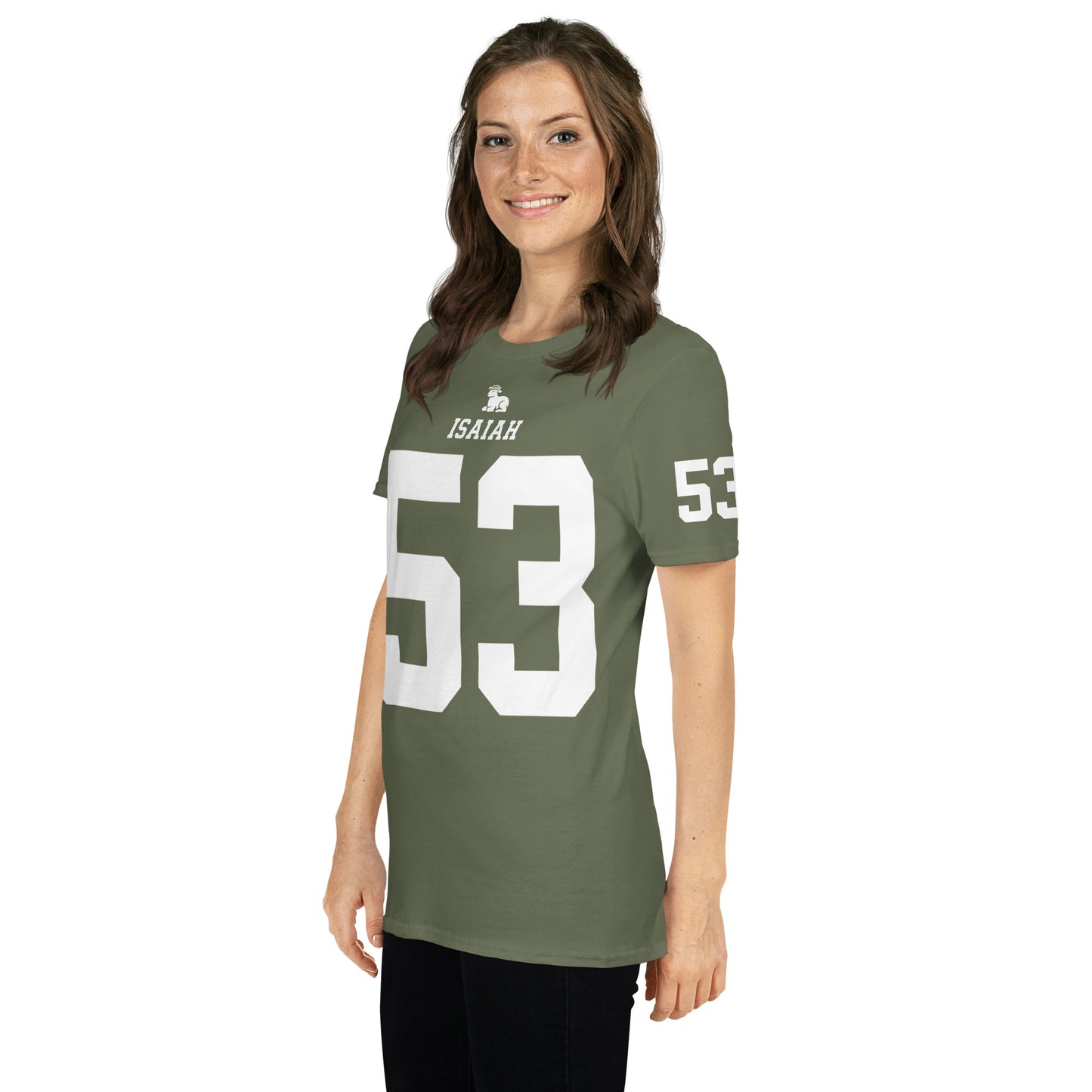 ISAIAH 53 – American Football Jersey Style T-Shirt