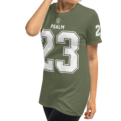 PSALM 23 - American Football Jersey Style T-Shirt