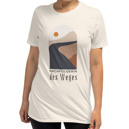 Nachfolgerin des Weges – T-Shirt im Boho-Design mit spiritueller Botschaft