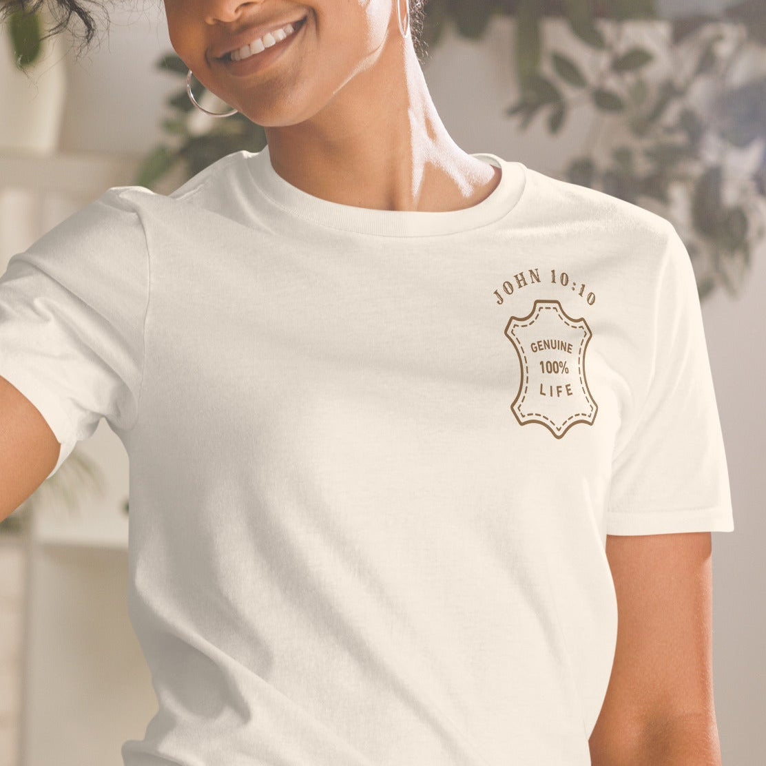 Genuine 100% Life, John 10:10, Unisex T-Shirt
