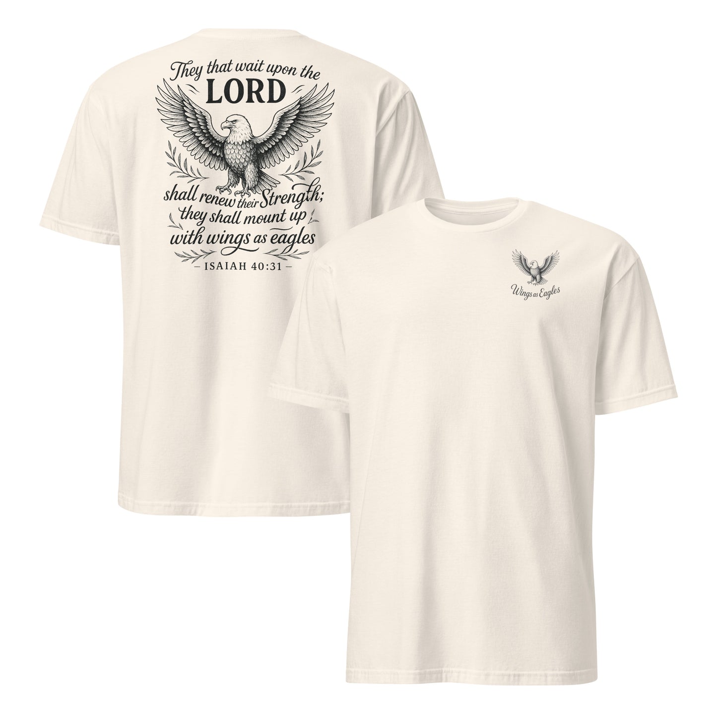 Wings as Eagles – T-Shirt – Isaiah 40:31