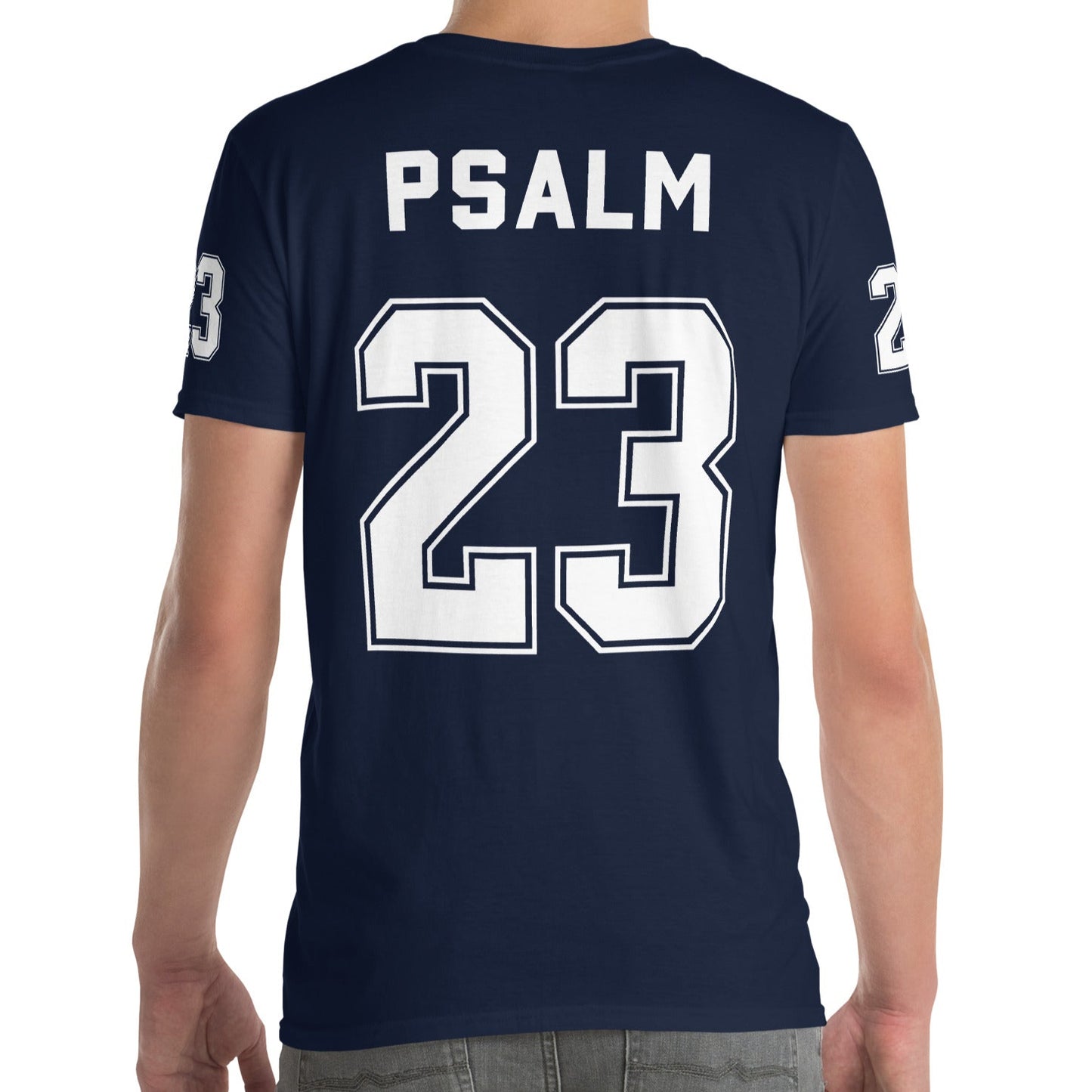 PSALM 23 - American Football Jersey Style T-Shirt