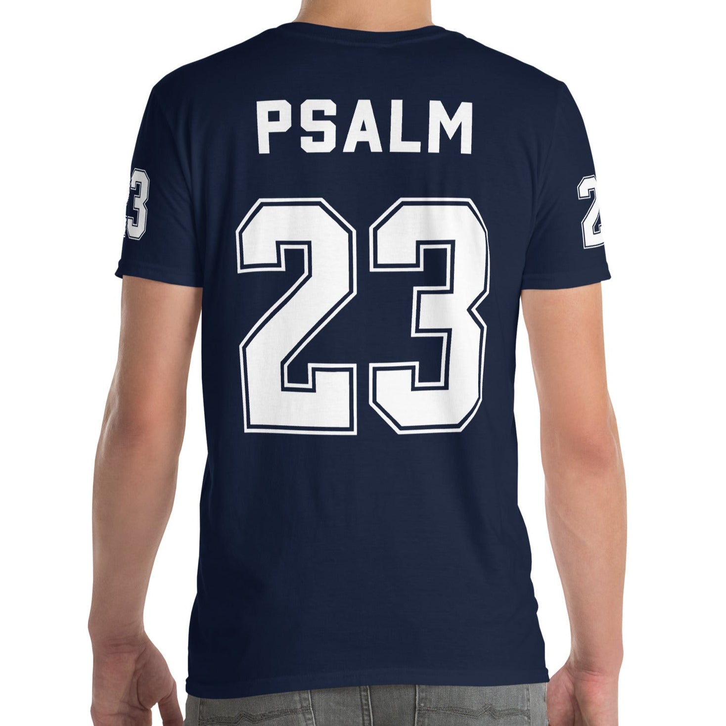PSALM 23 - American Football Jersey Style T-Shirt