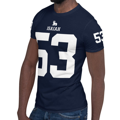 ISAIAH 53 – American Football Jersey Style T-Shirt
