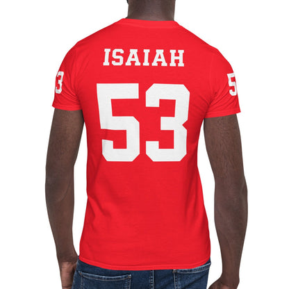 ISAIAH 53 – American Football Jersey Style T-Shirt