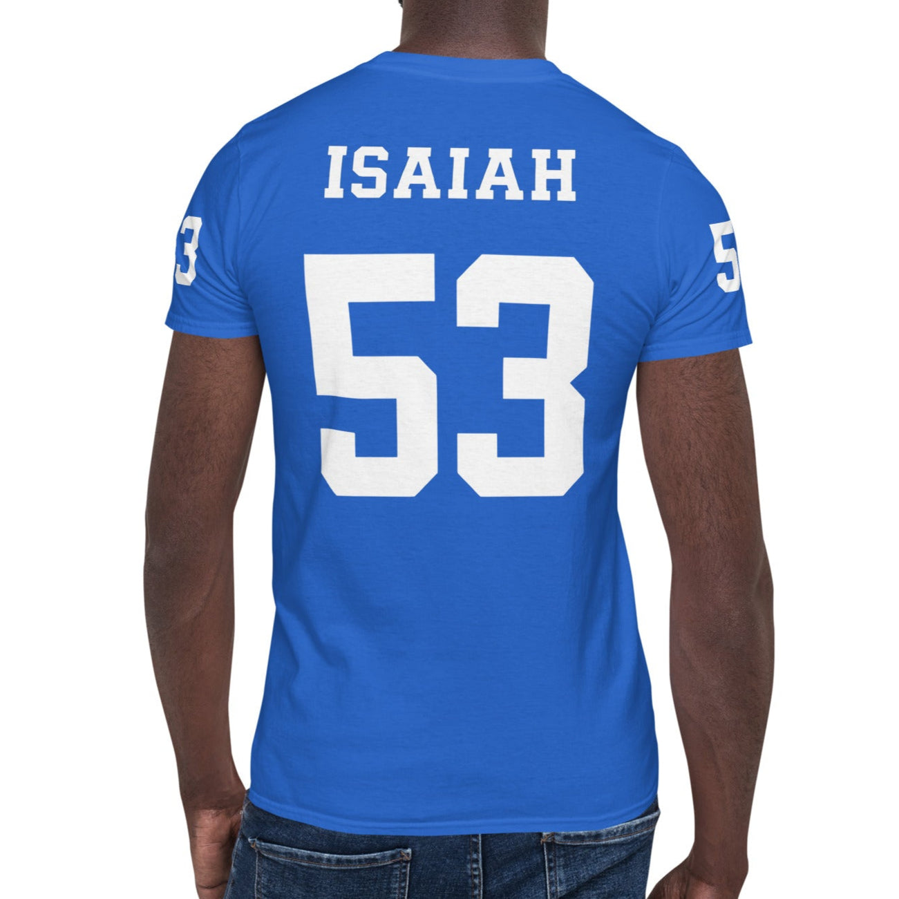 ISAIAH 53 – American Football Jersey Style T-Shirt