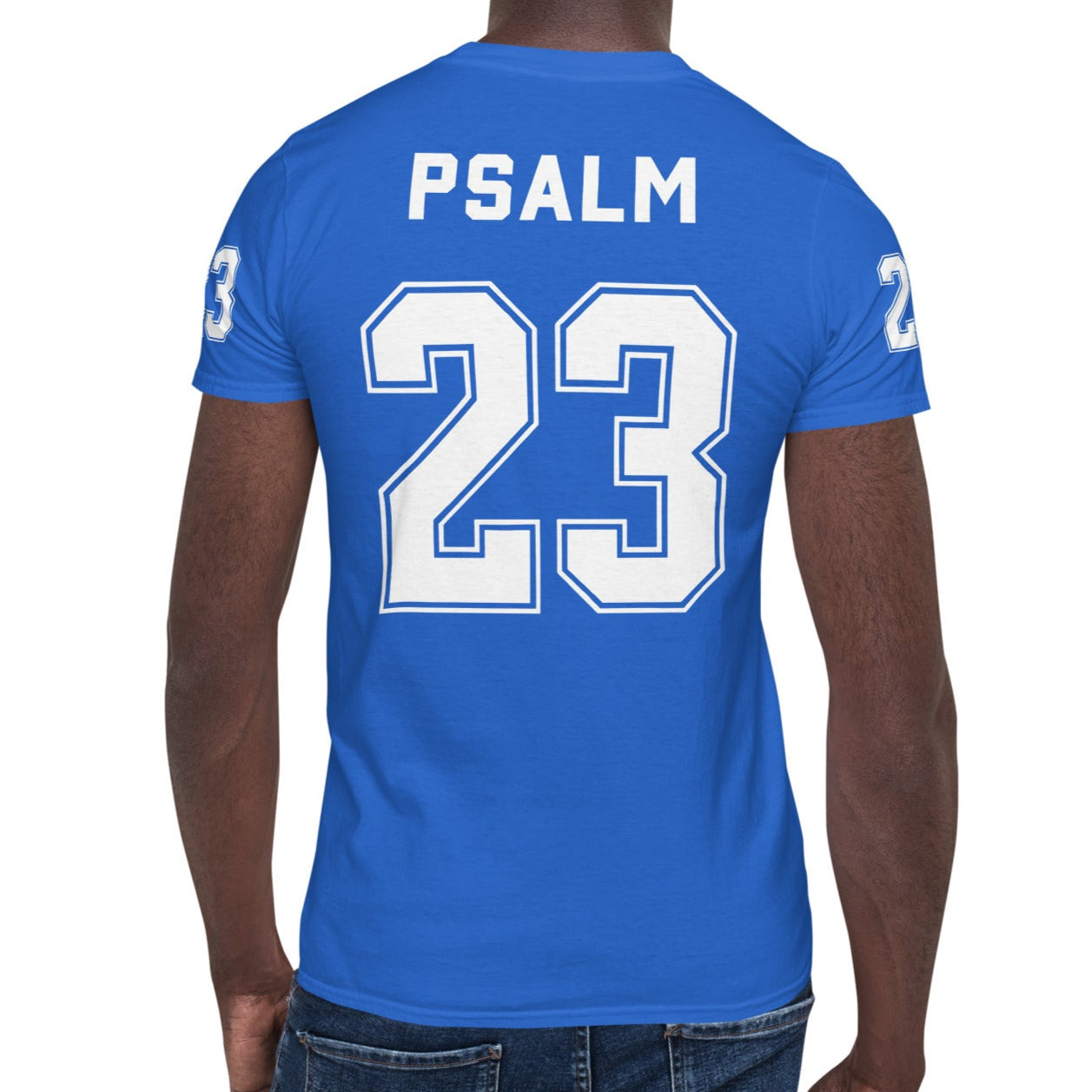 PSALM 23 - American Football Jersey Style T-Shirt