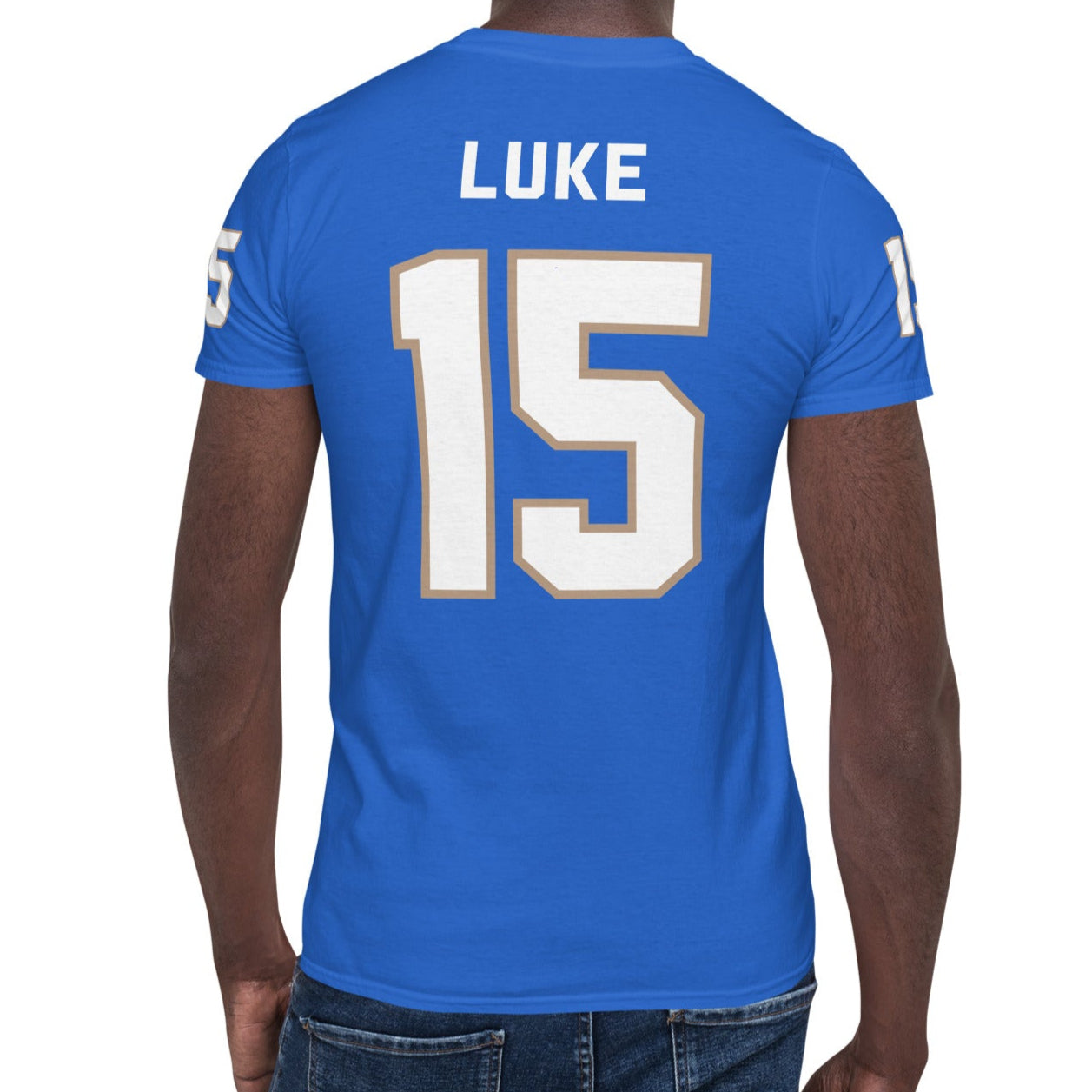 LUKE 15 – Football-Jersey-Style T-Shirt – Unisex