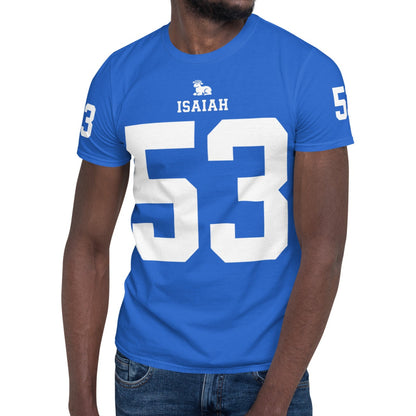 ISAIAH 53 – American Football Jersey Style T-Shirt