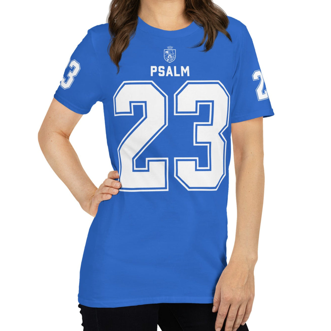 PSALM 23 - American Football Jersey Style T-Shirt