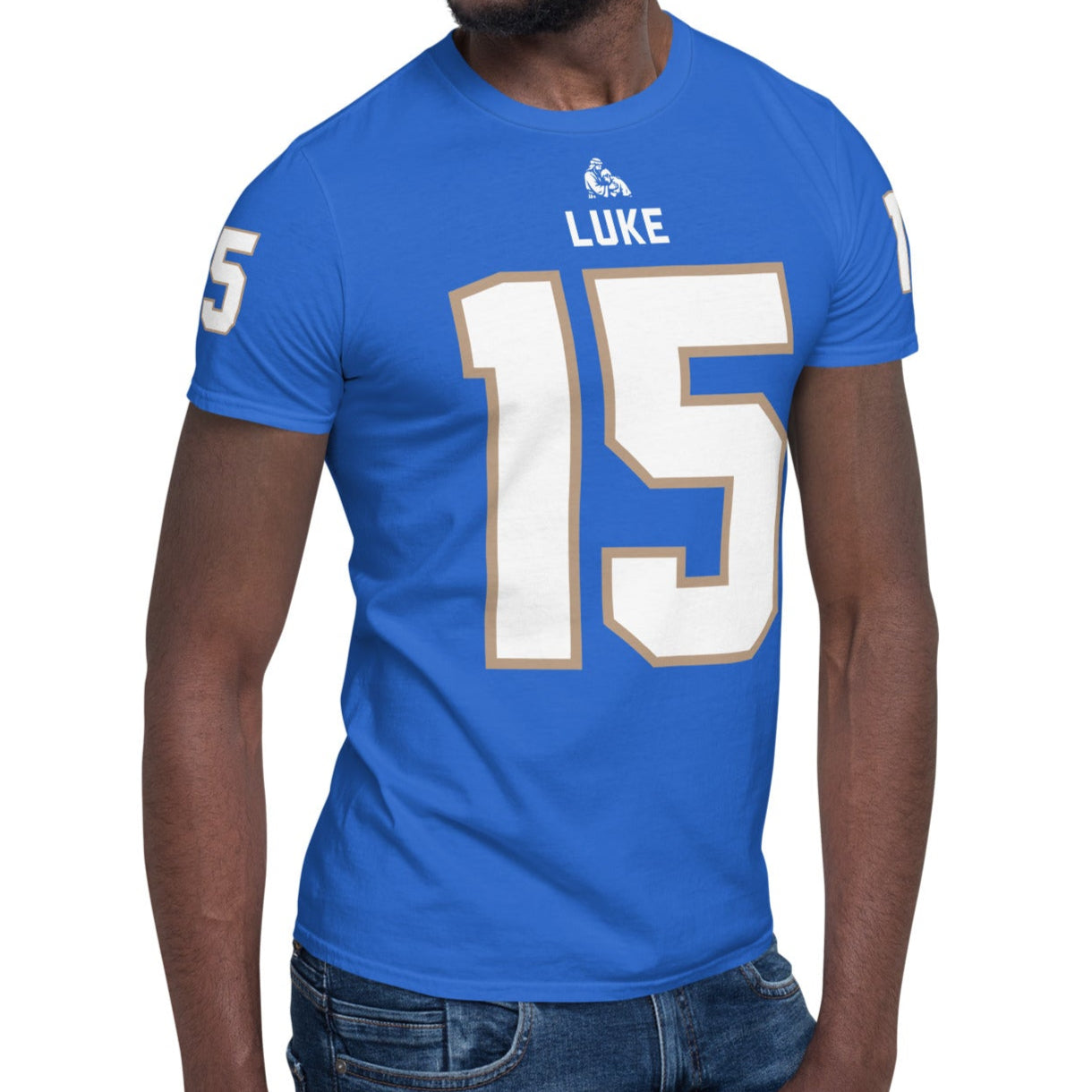 LUKE 15 – Football-Jersey-Style T-Shirt – Unisex