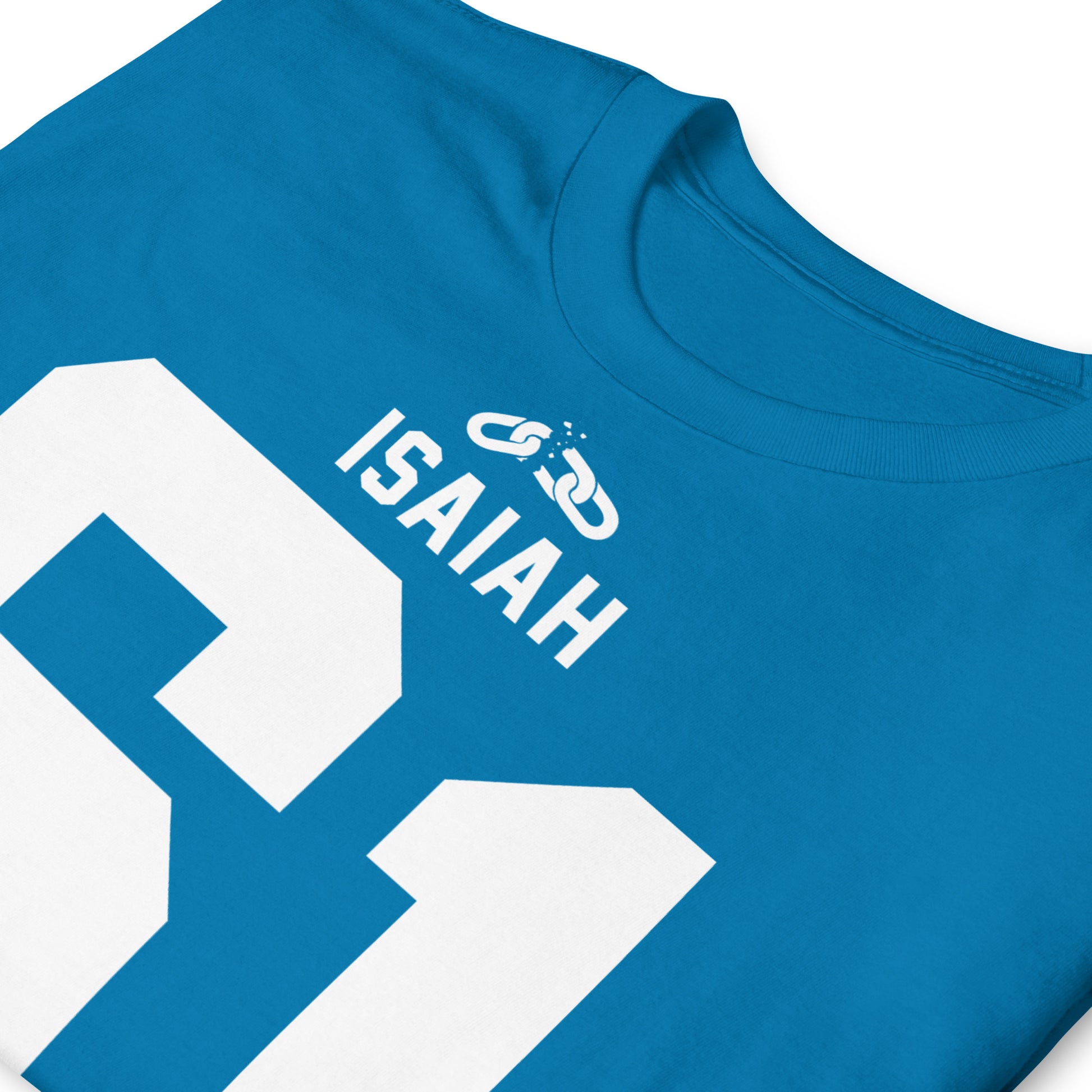 ISAIAH 61  – American Football Jersey Style T-Shirt – Unisex