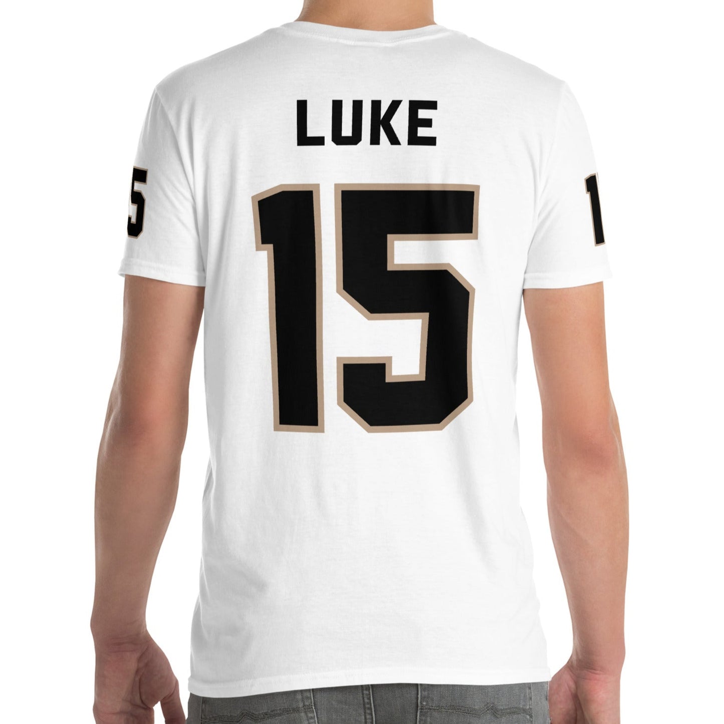 LUKE 15 – Football-Jersey-Style T-Shirt – Unisex