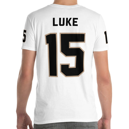 LUKE 15 – Football-Jersey-Style T-Shirt – Unisex