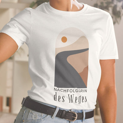 Nachfolgerin des Weges – T-Shirt im Boho-Design mit spiritueller Botschaft