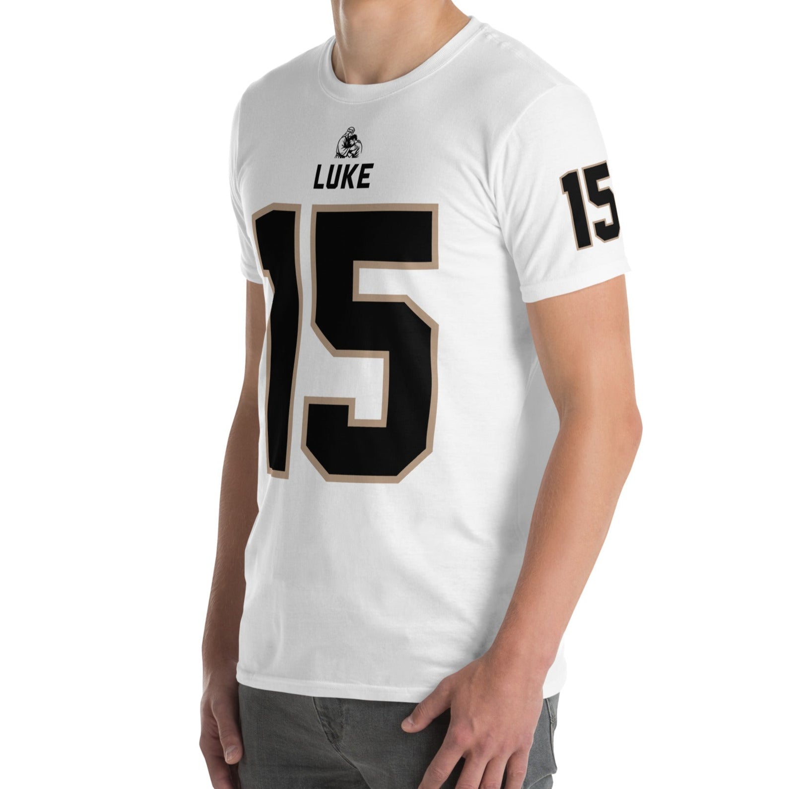 LUKE 15 – Football-Jersey-Style T-Shirt – Unisex