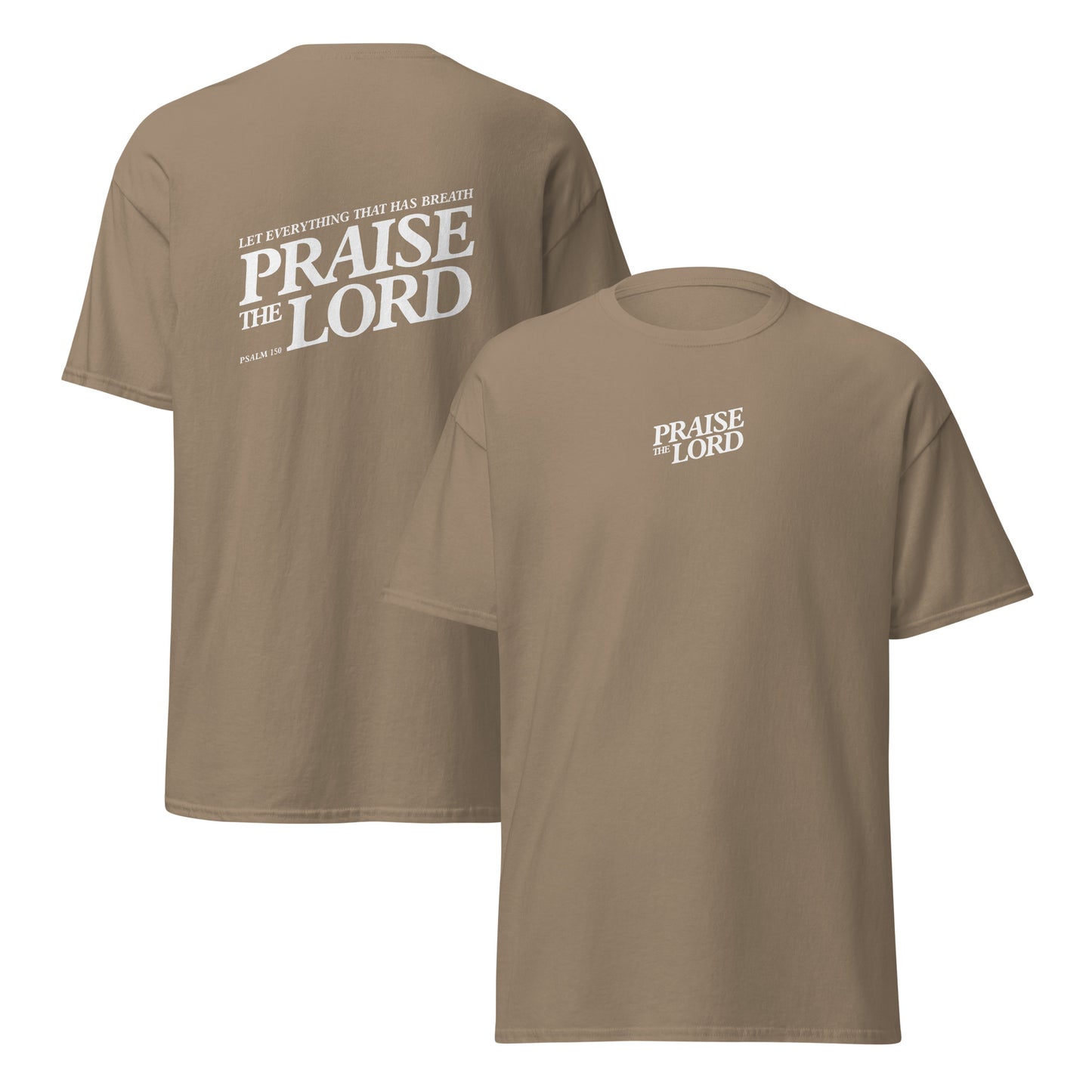 Praise the Lord – Unisex T-Shirt with front and back print