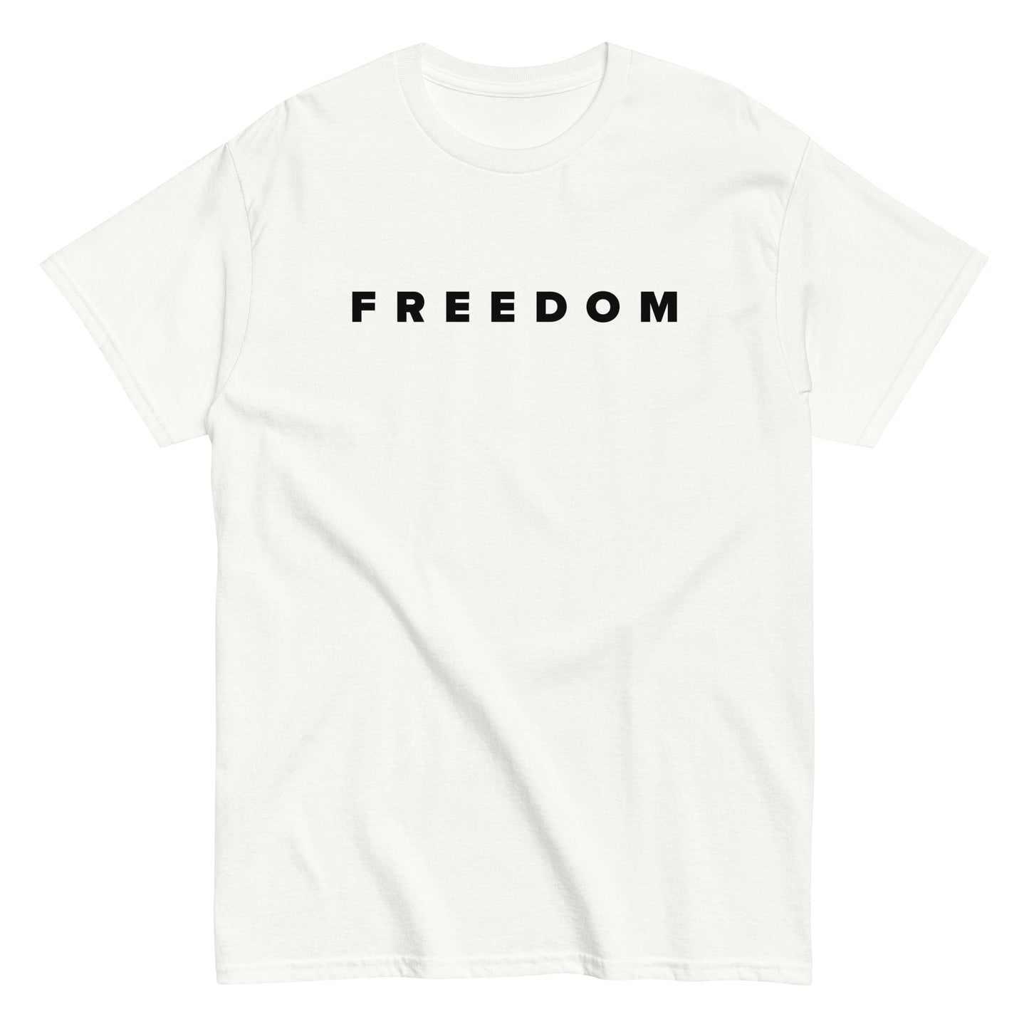 FREEDOM - Hommage an Charlie Kirk - Klassisches Unisex T-Shirt
