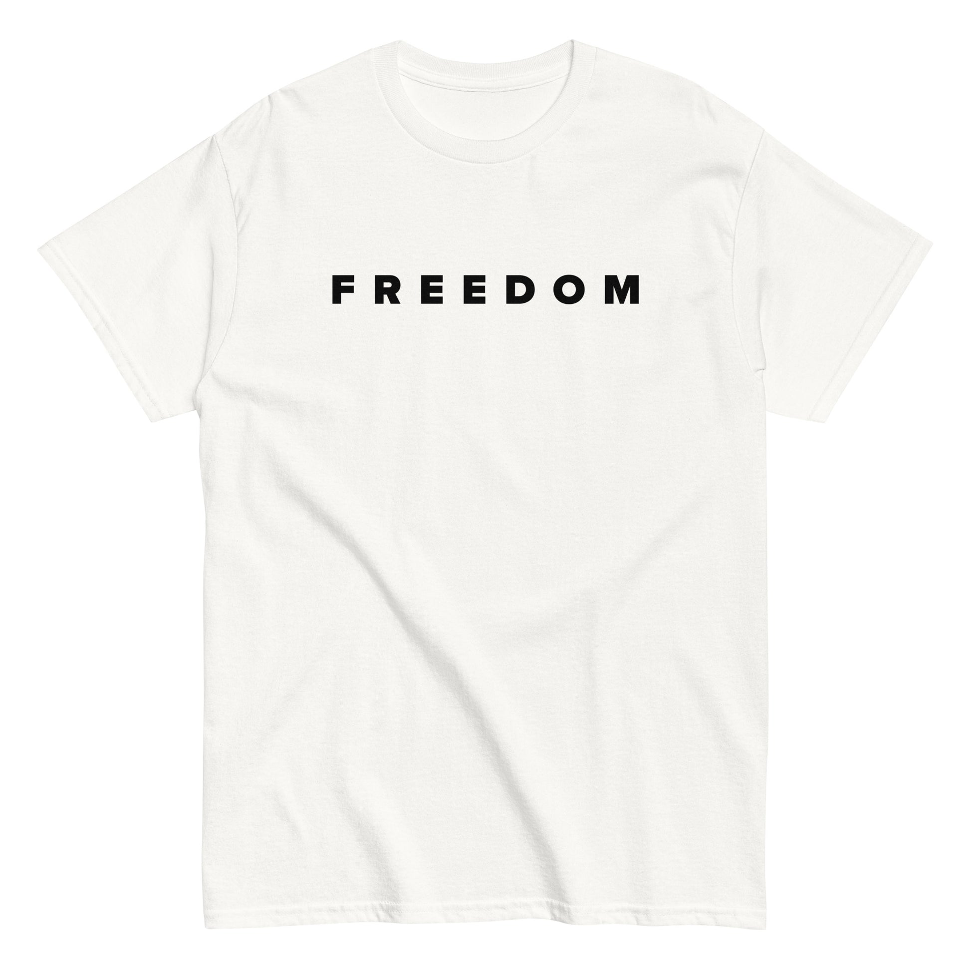 FREEDOM - Hommage an Charlie Kirk - Klassisches Unisex T-Shirt