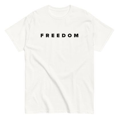 FREEDOM - Hommage an Charlie Kirk - Klassisches Unisex T-Shirt