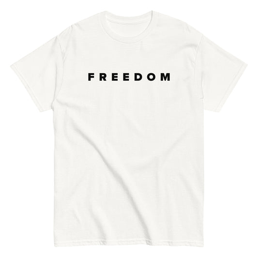 FREEDOM - Hommage an Charlie Kirk - Klassisches Unisex T-Shirt