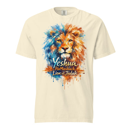 Yeshua HaMashiach – Lion of Judah Unisex Premium T-Shirt