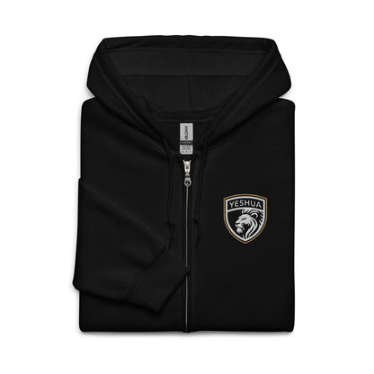 Shield of Faith – Yeshua – Embroidered Heavy Blend Zip Hoodie – Unisex