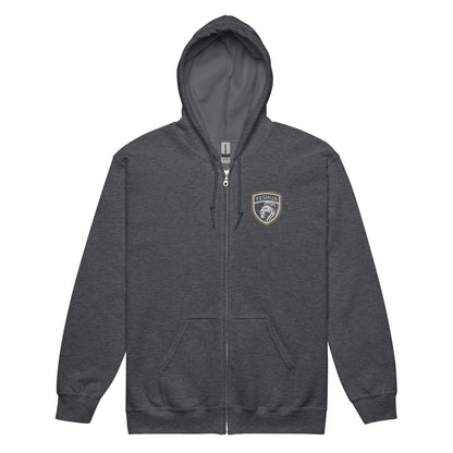 Shield of Faith – Yeshua – Embroidered Heavy Blend Zip Hoodie – Unisex