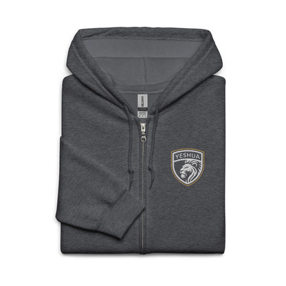 Shield of Faith – Yeshua – Embroidered Heavy Blend Zip Hoodie – Unisex