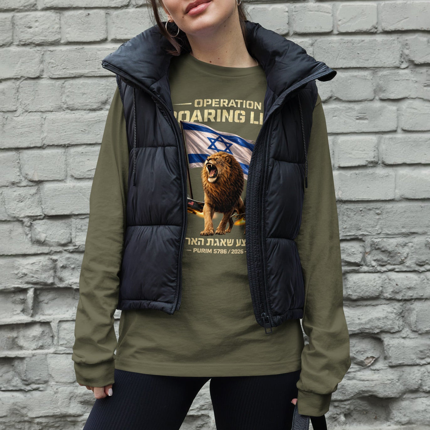 Operation Roaring Lion – Unisex-Longsleeve