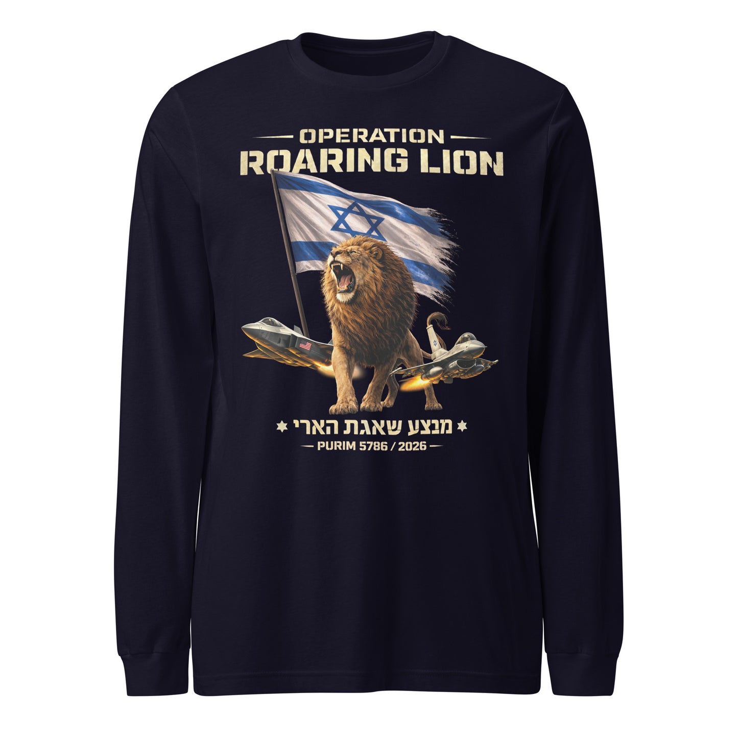 Operation Roaring Lion – Unisex-Longsleeve