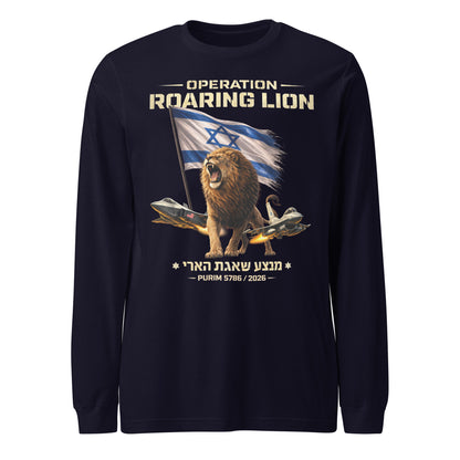 Operation Roaring Lion – Unisex-Longsleeve