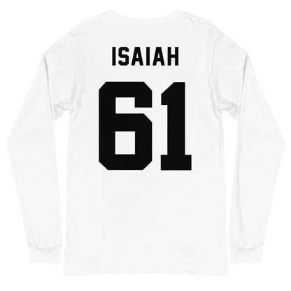 ISAIAH 61 – Am. Football Jersey Style – Long Sleeve Unisex T-Shirt