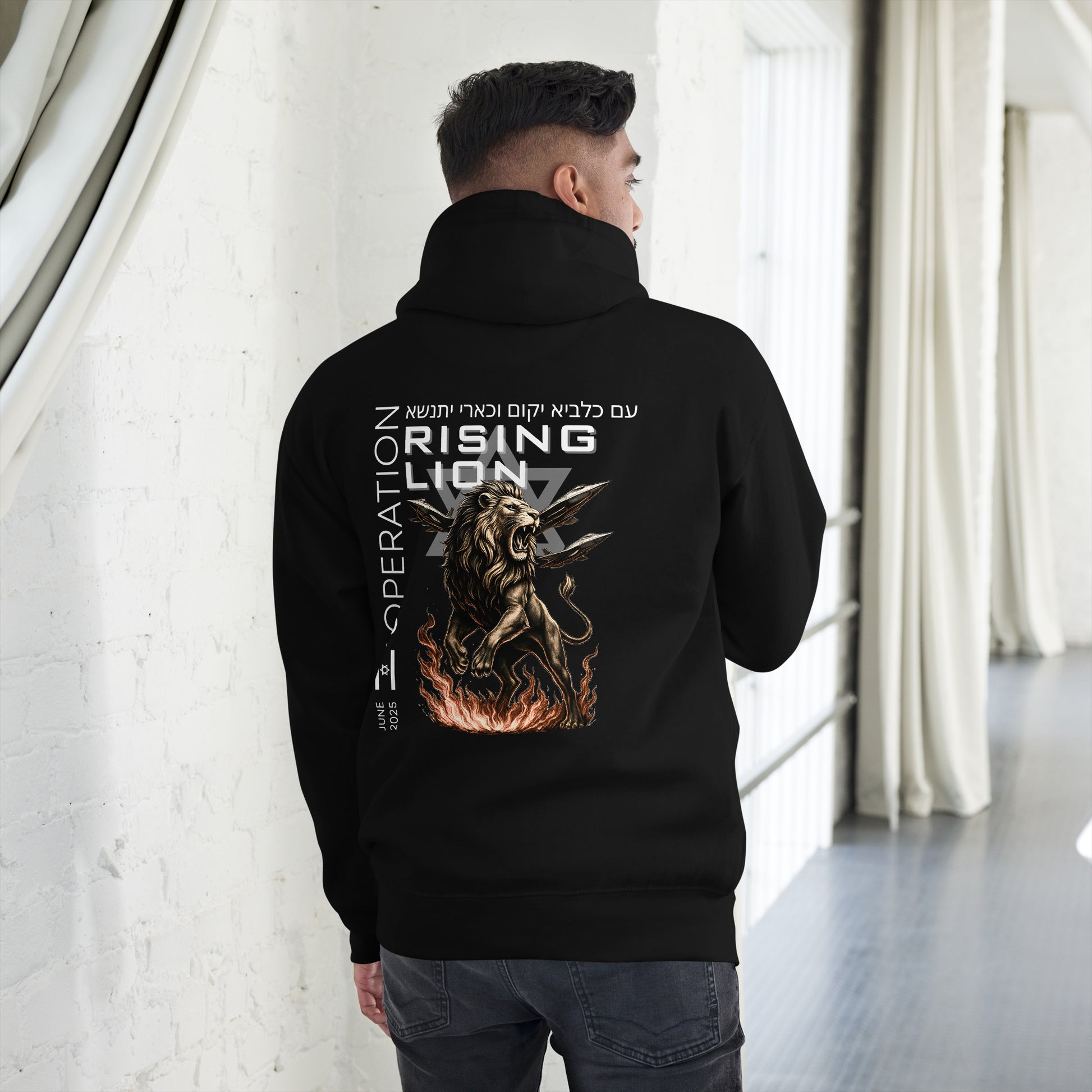 Operation Rising Lion | Herren-Hoodie
