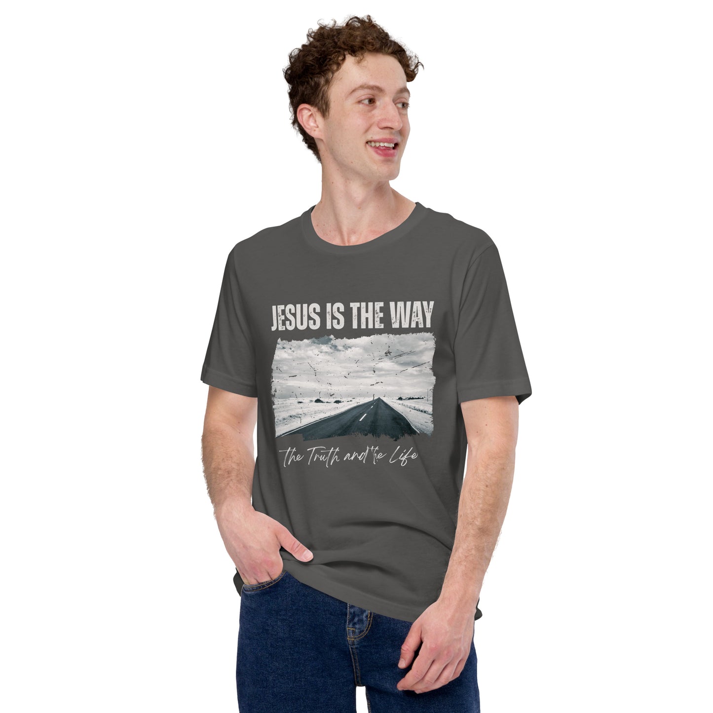 Jesus is the Way | Faith Statement T-Shirt - 100% Baumwolle