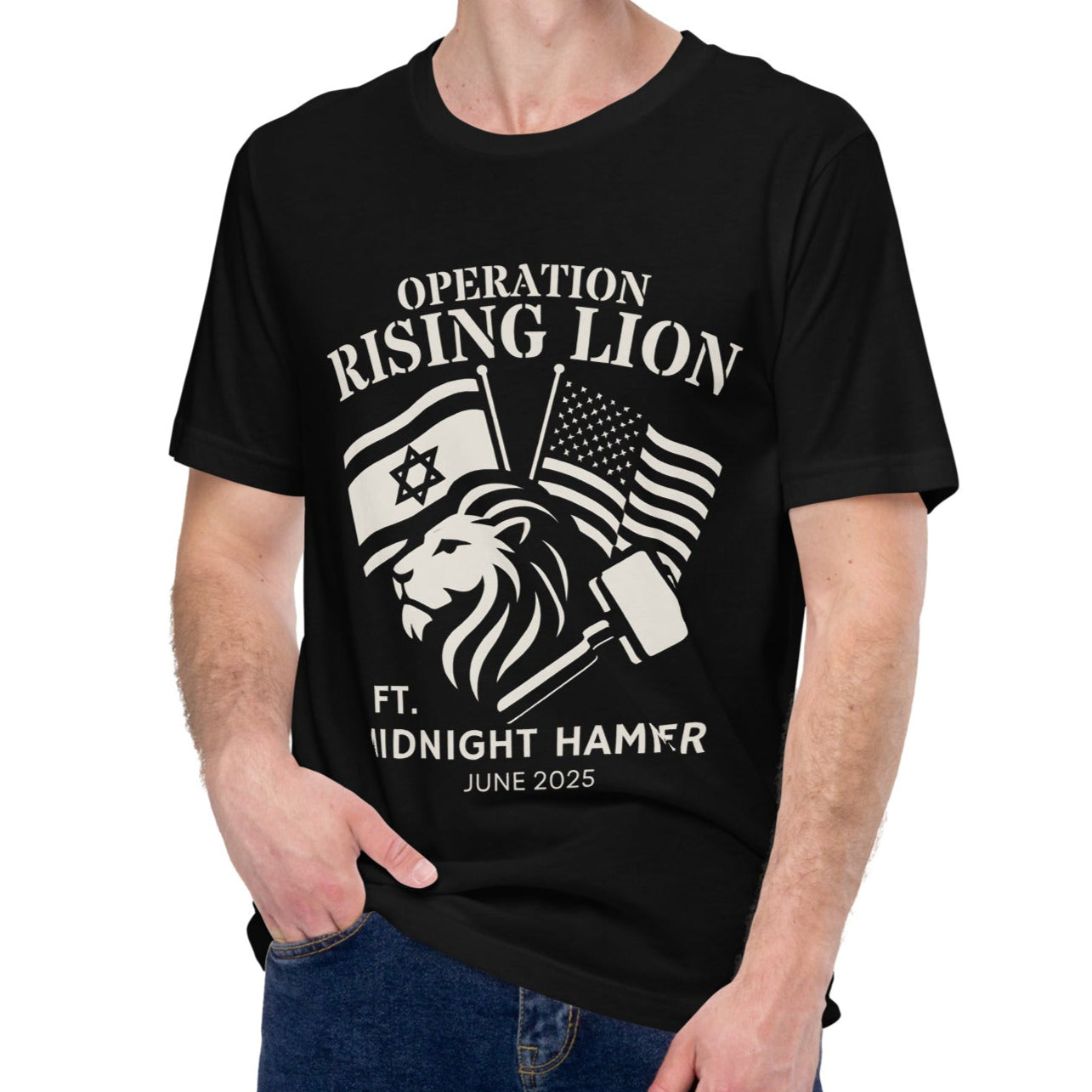 Operation Rising Lion ft. Operation Midnight Hammer - Herren T-Shirt