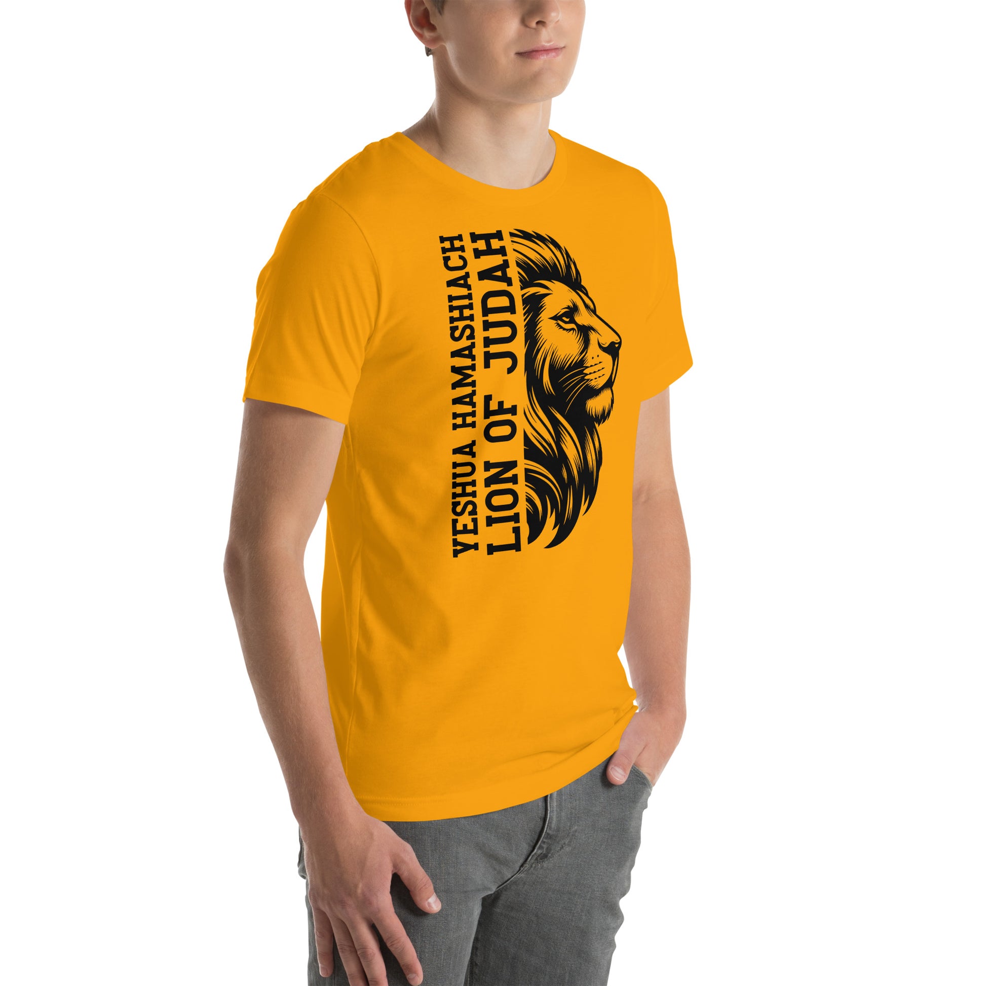 Yeshua HaMashiach LION OF JUDAH | Unisex T-Shirt | 100% Baumwolle