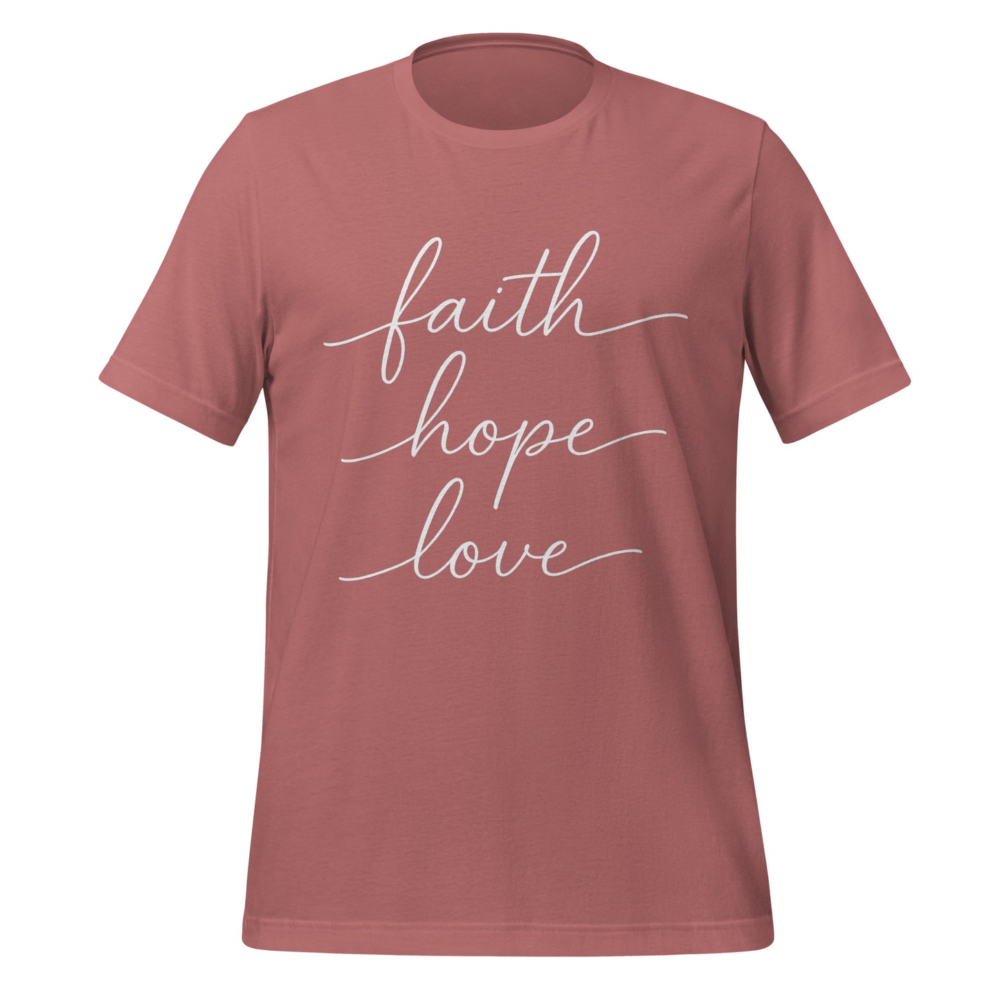 faith hope love | Damen-T-Shirt | 100 % Baumwolle - 1.Kor.13