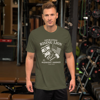 Operation Rising Lion ft. Operation Midnight Hammer - Herren T-Shirt