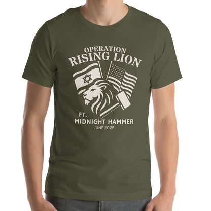 Operation Rising Lion ft. Operation Midnight Hammer - Herren T-Shirt