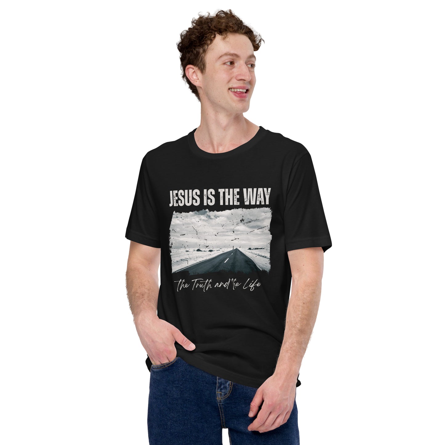 Jesus is the Way | Faith Statement T-Shirt - 100% Baumwolle