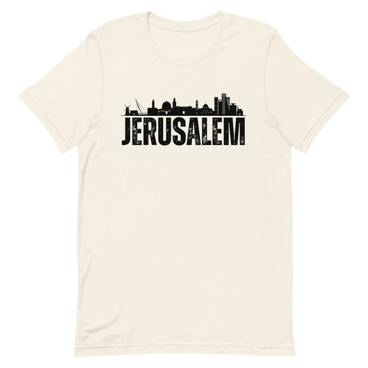 JERUSALEM Skyline T-Shirt | 100% Baumwolle | Unisex