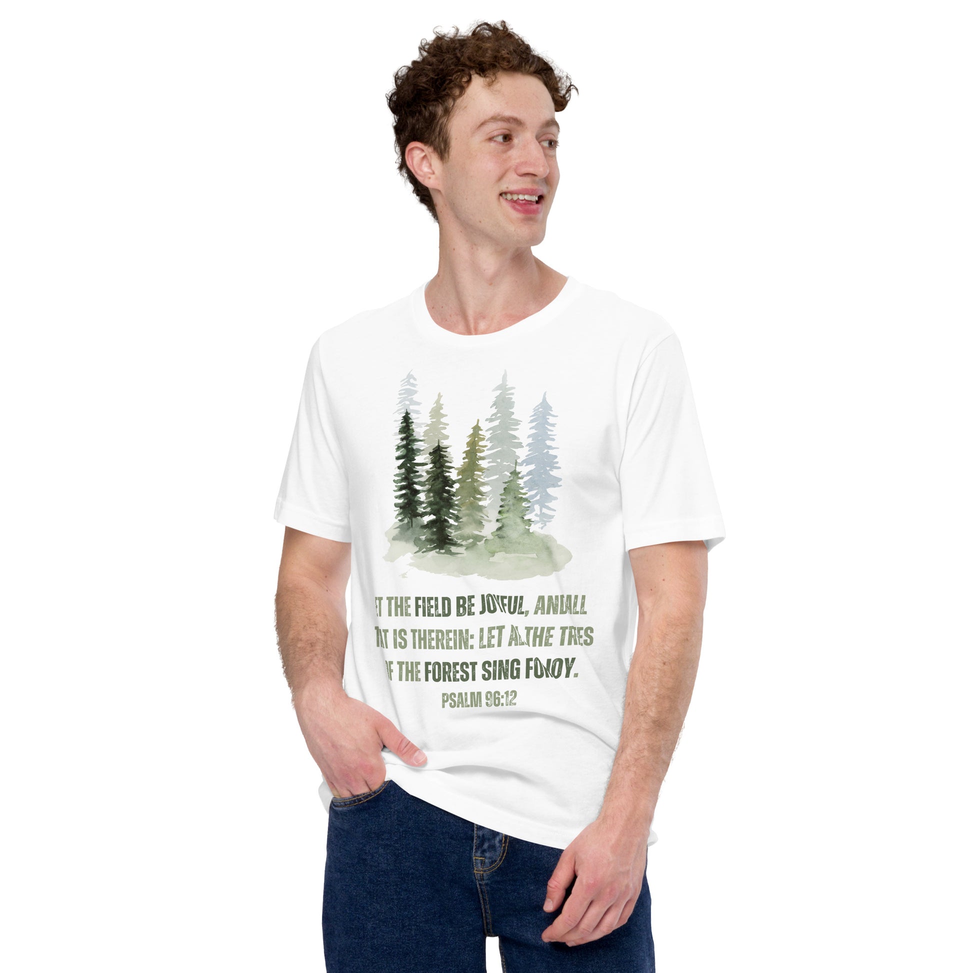 Forest-Design Psalm 96,12 | Unisex-T-Shirt