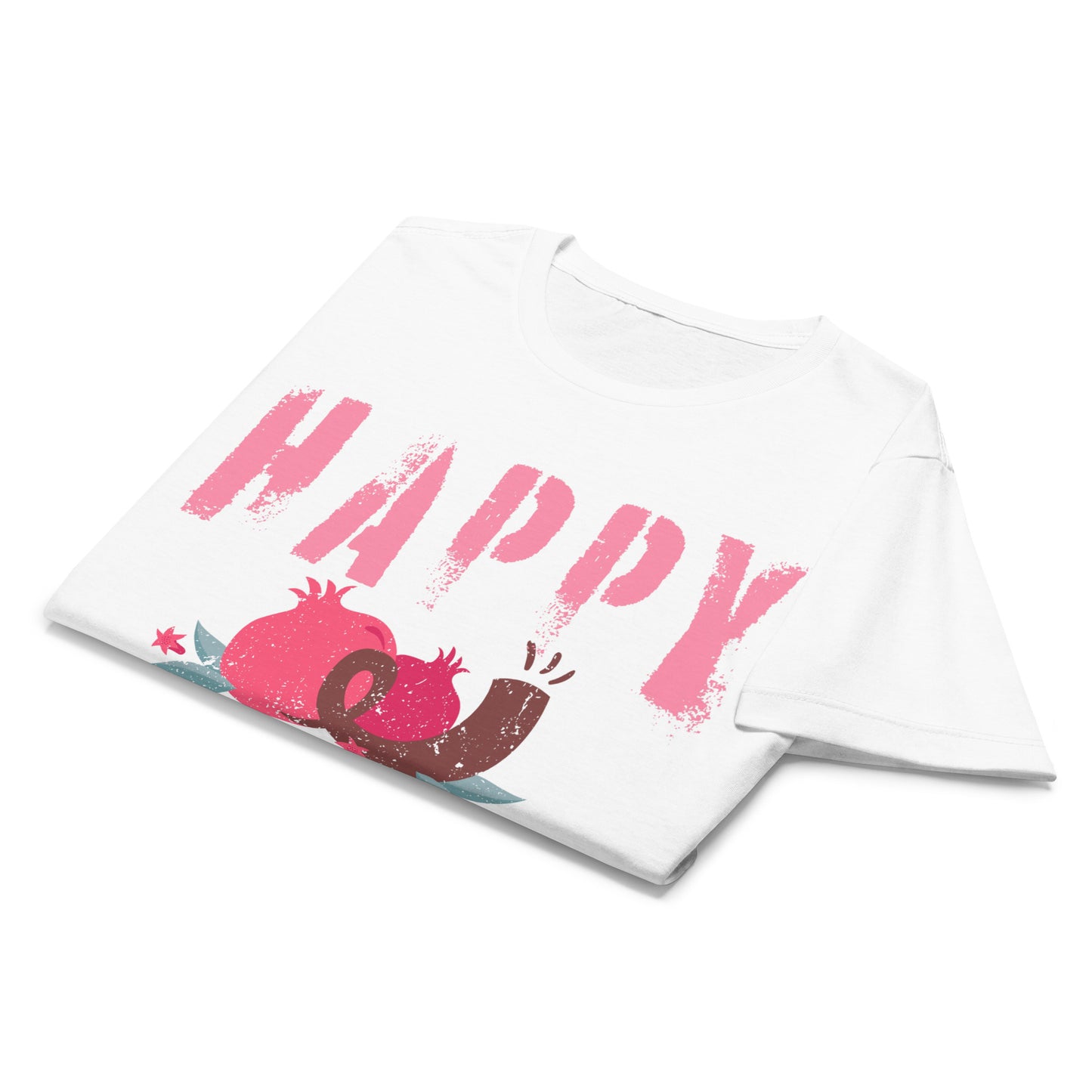 Happy Rosh HaShanah - Schofar & Granatäpfel - Damen-T-Shirt